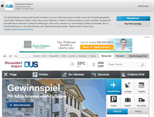Tablet Screenshot of mobil.duesseldorf-international.de